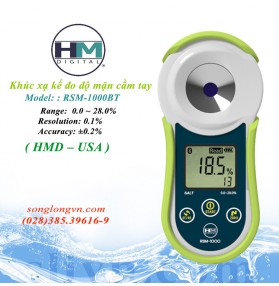 Khúc xạ kế đo độ mặn điện tử RSM-1000 HM Digital 