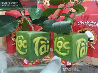 Lạ ở Bến Tre: Trái bưởi in hình hoa mai TÀI LỘC phát giá 1 triệu đồng