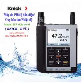 Máy đo PH/độ dẫn điện/Oxy hòa tan/Nhiệt độ 907 Multi Cond - Knick 