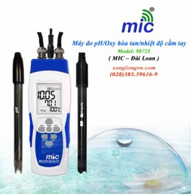 Máy đo pH/Oxy hòa tan/nhiệt độ cầm tay 98725 MIC