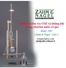 Thiết bị kiểm tra CO2 và không khí trong chai/lon nước có gas 7002 Zahm Nagel